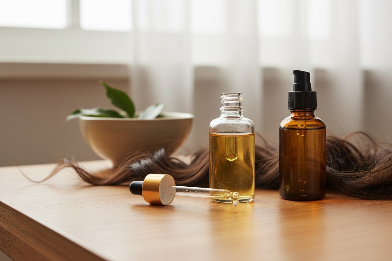 Serum na puszenie i olejek na puszące się włosy — jak je stosować