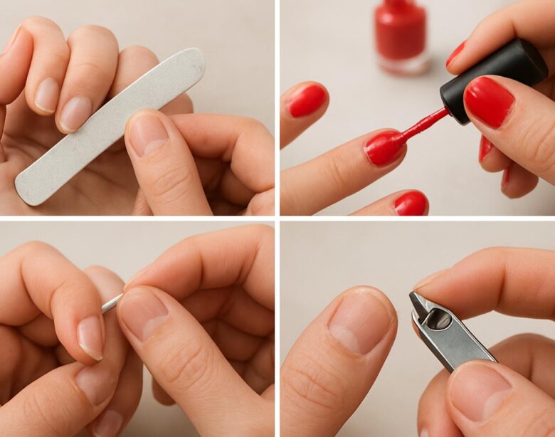 Najczęstsze błędy podczas wykonywania manicure w domu i sposoby, jak ich uniknąć