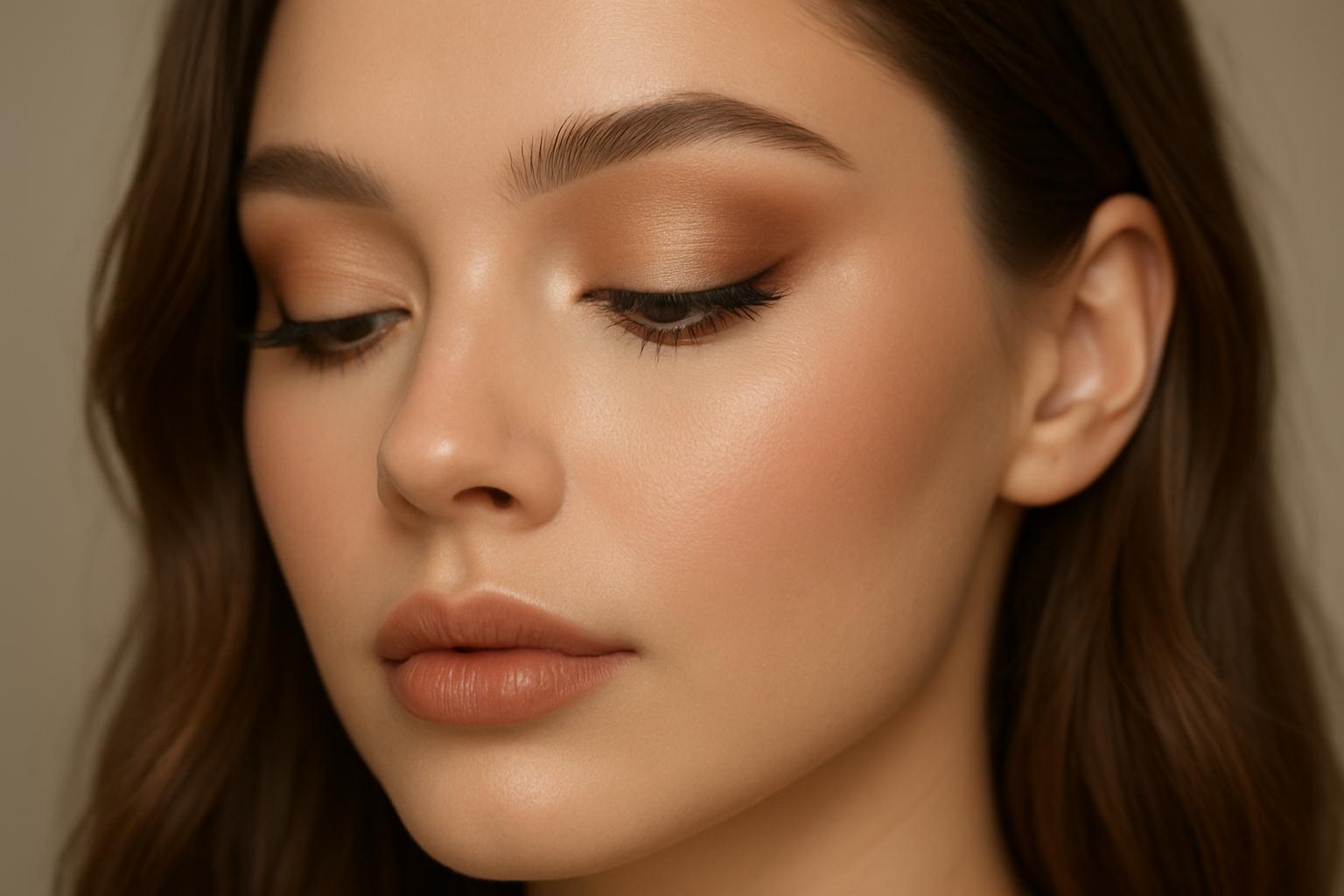 Jak wykonać makijaż w stylu latte makeup?. Paleta barw latte makeup: od mleka po karmel Jak wykonać makijaż w stylu latte makeup?. Paleta barw latte makeup: od mleka po karmel